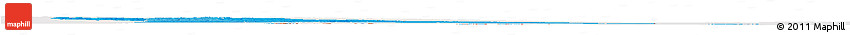 Political Shades Horizon Map of Cuando Cubango, cropped outside