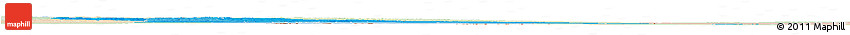 Political Shades Horizon Map of Cuando Cubango, lighten