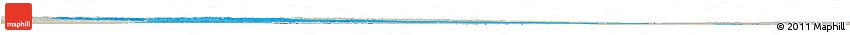 Political Shades Horizon Map of Cuando Cubango, lighten, semi-desaturated
