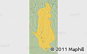 Savanna Style 3D Map of Menongue