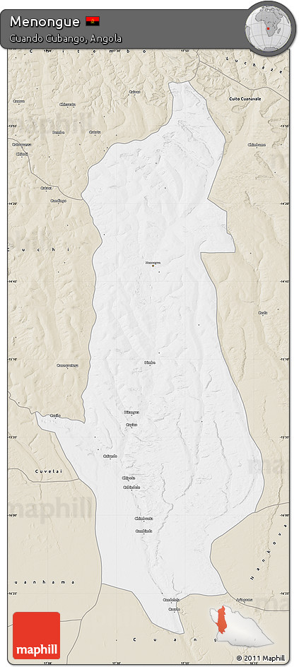 Classic Style Map of Menongue