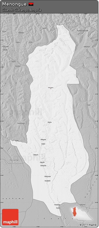 Gray Map of Menongue
