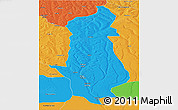 Political Panoramic Map of Menongue