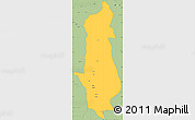 Savanna Style Simple Map of Menongue