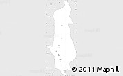 Silver Style Simple Map of Menongue