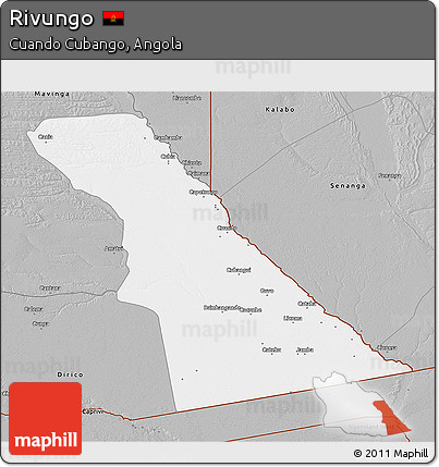 Gray 3D Map of Rivungo