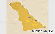 Physical 3D Map of Rivungo, lighten