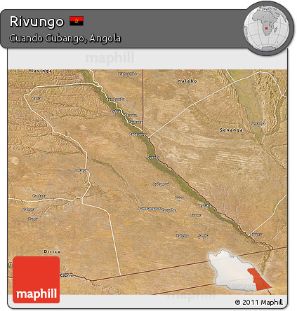 Satellite 3D Map of Rivungo