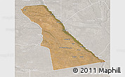 Satellite 3D Map of Rivungo, lighten, semi-desaturated