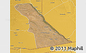 Satellite 3D Map of Rivungo, physical outside