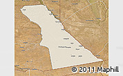 Shaded Relief 3D Map of Rivungo, satellite outside