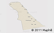 Shaded Relief 3D Map of Rivungo, single color outside