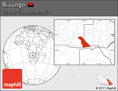 Blank Location Map of Rivungo