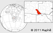 Blank Location Map of Rivungo