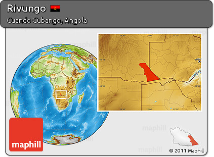 Physical Location Map of Rivungo