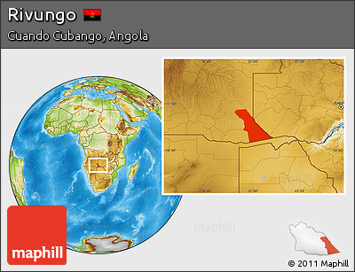 Physical Location Map of Rivungo