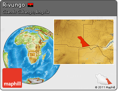 Physical Location Map of Rivungo