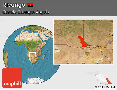 Satellite Location Map of Rivungo