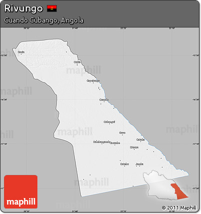 Gray Map of Rivungo, single color outside