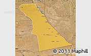 Physical Map of Rivungo, satellite outside