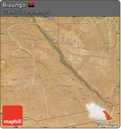 Satellite Map of Rivungo