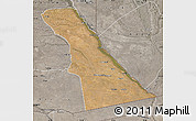 Satellite Map of Rivungo, semi-desaturated
