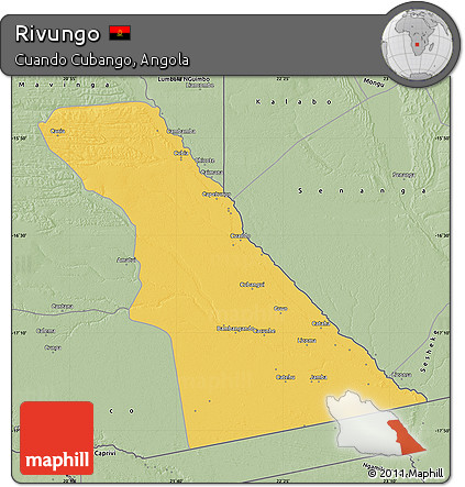 Savanna Style Map of Rivungo