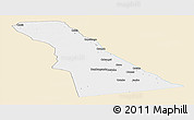 Classic Style Panoramic Map of Rivungo, single color outside