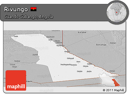 Gray Panoramic Map of Rivungo