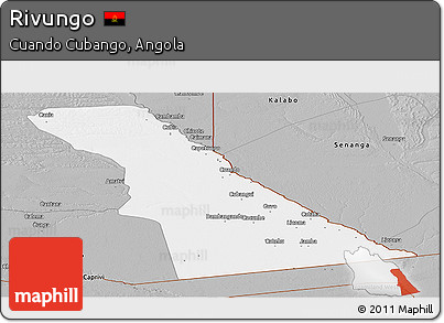 Gray Panoramic Map of Rivungo