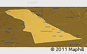 Physical Panoramic Map of Rivungo, darken