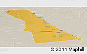 Physical Panoramic Map of Rivungo, lighten, semi-desaturated