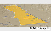 Physical Panoramic Map of Rivungo, semi-desaturated