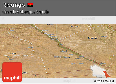 Satellite Panoramic Map of Rivungo