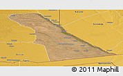 Satellite Panoramic Map of Rivungo, physical outside