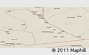 Shaded Relief Panoramic Map of Rivungo