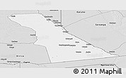 Silver Style Panoramic Map of Rivungo