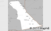 Gray Simple Map of Rivungo