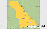 Savanna Style Simple Map of Rivungo