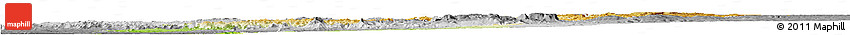 Physical Horizon Map of Cuanza Norte, desaturated