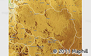 Physical Map of Quibala