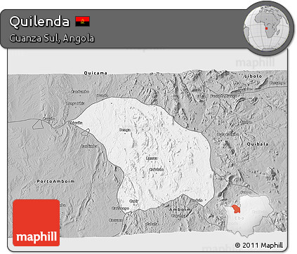 Gray 3D Map of Quilenda