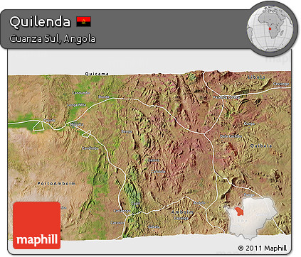 Satellite 3D Map of Quilenda