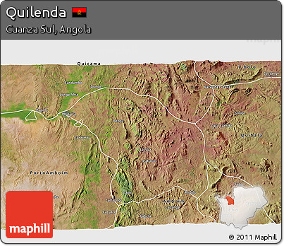 Satellite 3D Map of Quilenda