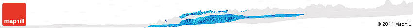 Political Horizon Map of Quilenda, single color outside
