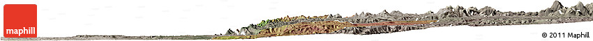 Satellite Horizon Map of Quilenda, semi-desaturated