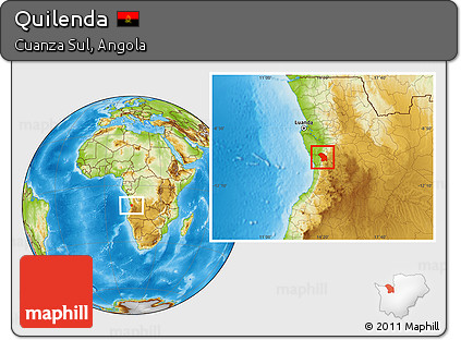 Physical Location Map of Quilenda