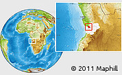 Physical Location Map of Quilenda, highlighted parent region