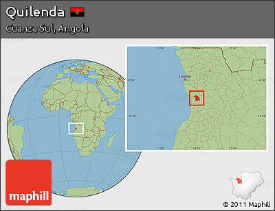 Savanna Style Location Map of Quilenda