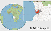 Savanna Style Location Map of Quilenda, highlighted country, highlighted parent region